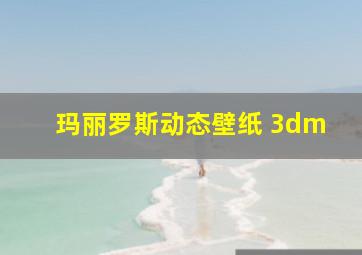 玛丽罗斯动态壁纸 3dm